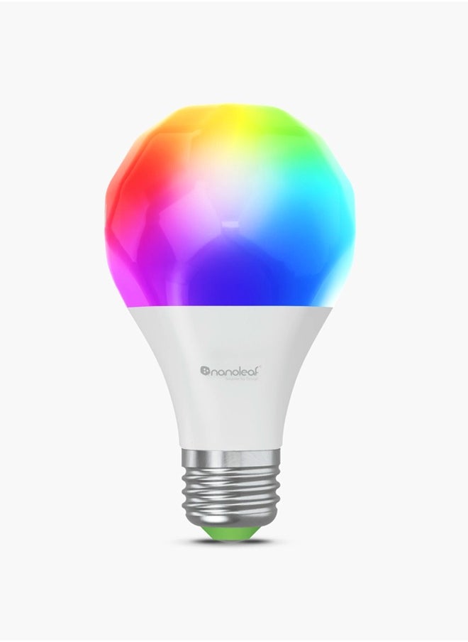 Nanoleaf - Essentials Smart Light Bulb MATTER Edition A60/E27 - للمنزل/المكتب، تغيير اللون RGBCW، لمبة خافتة، بلوتوث/مزود بخيط، يعمل مع iOS/Android - Alexa، Google، Smart Things - Image 1