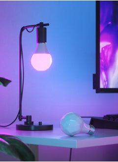 Nanoleaf Essentials Smart Light Bulb MATTER Edition A60/E27 - للمنزل/المكتب، تغيير اللون RGBCW، لمبة خافتة، بلوتوث/مزود بخيط، يعمل مع iOS/Android - Alexa، Google، Smart Things  - Image 2