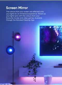 Nanoleaf Essentials Smart Light Bulb MATTER Edition A60/E27 - للمنزل/المكتب، تغيير اللون RGBCW، لمبة خافتة، بلوتوث/مزود بخيط، يعمل مع iOS/Android - Alexa، Google، Smart Things  - Image 4