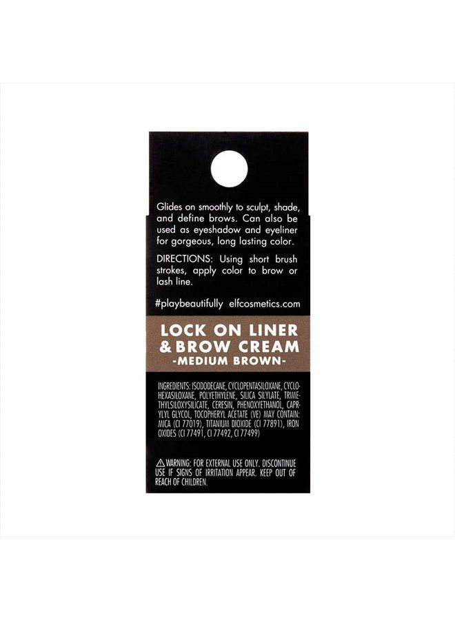 elf كريم تحديد الحواجب والعيون Lock On 81943 بني متوسط - Image 3