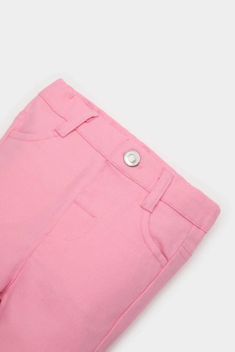 DeFacto Baby Girl Flare Fit Gabardine Trousers
