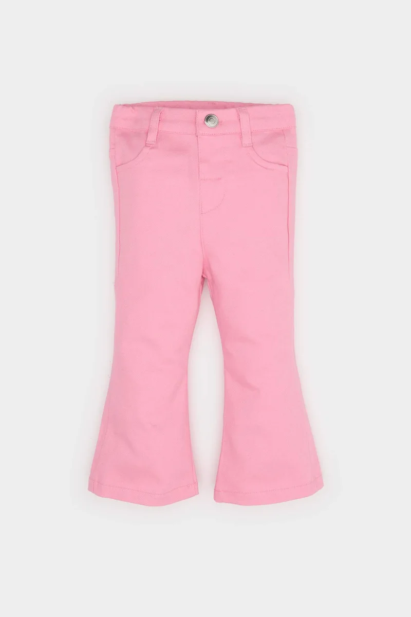 DeFacto Baby Girl Flare Fit Gabardine Trousers