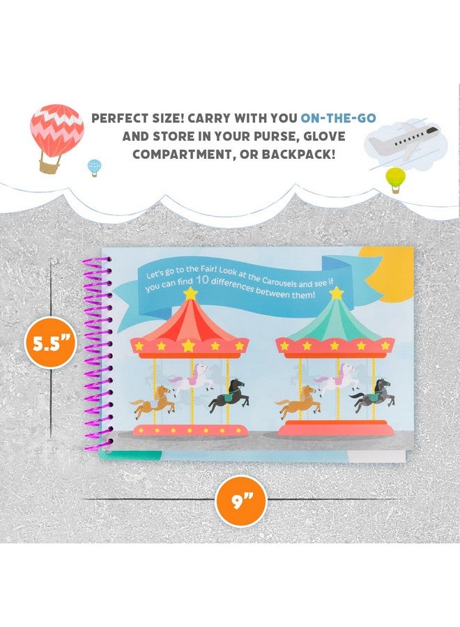 Squirrel Products Mom, I'M Bored Children'S Activity Book, Fun Reusable Dry Erase Toy - Roadtrip Essentials, Word Games, Screen Free Activites For Kids Ages 3 And Up - Travel Version - Image 3