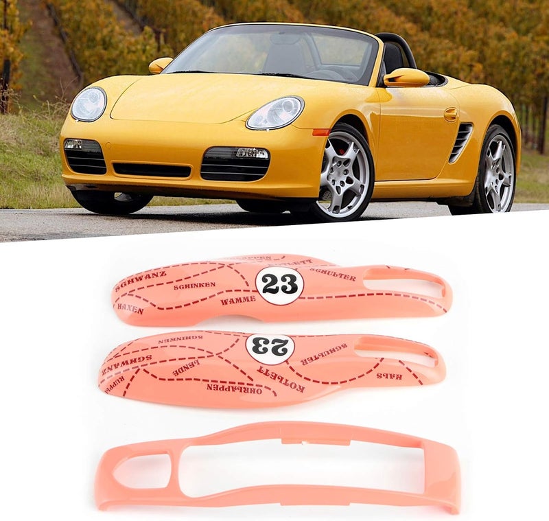 Key Fob Cover, ABS Protective Case with Keychain, Fit for 911 Macan Cayman 718 2010-2019 - Image 1
