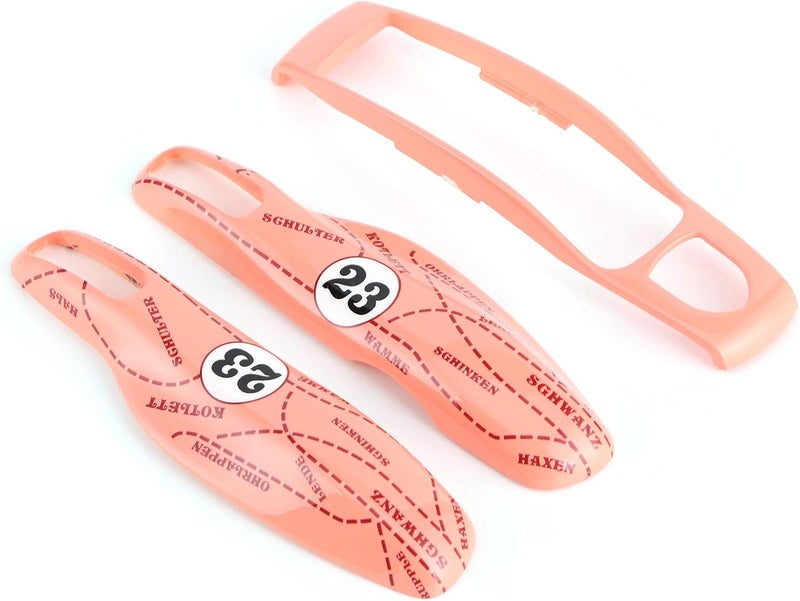 Key Fob Cover, ABS Protective Case with Keychain, Fit for 911 Macan Cayman 718 2010-2019 - Image 3