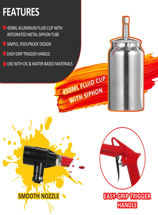 Sand Blaster Kit Abrasive Sand Blasting Shot Sandblaster with Nozzle Rust Remove Abrasive Sand Blasting for Sandblast Cabinets - Image 3