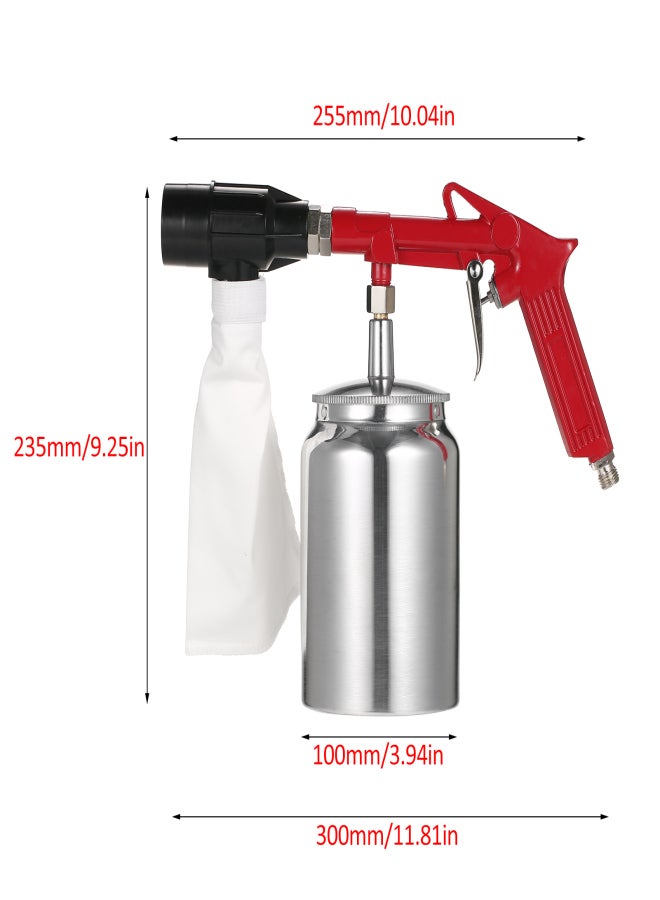 Sand Blaster Kit Abrasive Sand Blasting Shot Sandblaster with Nozzle Rust Remove Abrasive Sand Blasting for Sandblast Cabinets - Image 4