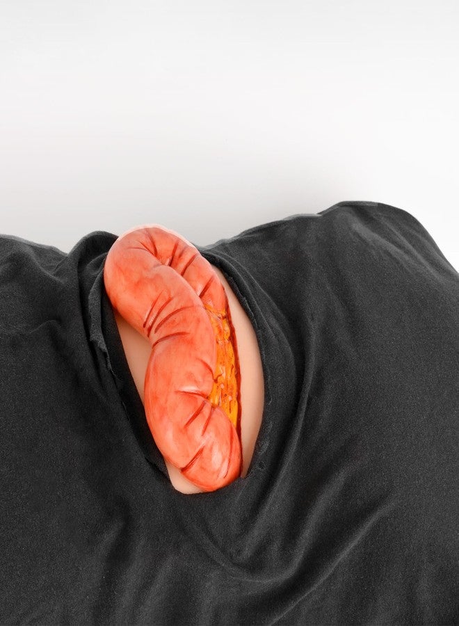 MedEduQuest Adhesive Eviscerated Intestine Simulator, Open Abdominal Wound Packing Trainer, Large Intestine Simulator for Wound Care Practice, Medical Education Tools - Image 2