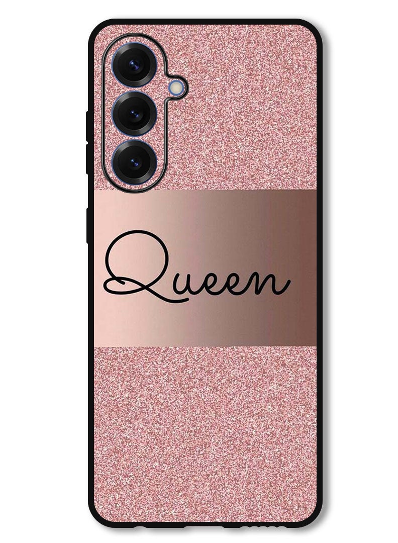 Theodor Protective Case Anti Scratch Shock Proof Bumper Cover For Samsung Galaxy S25 Queen Glitters  - Image 1