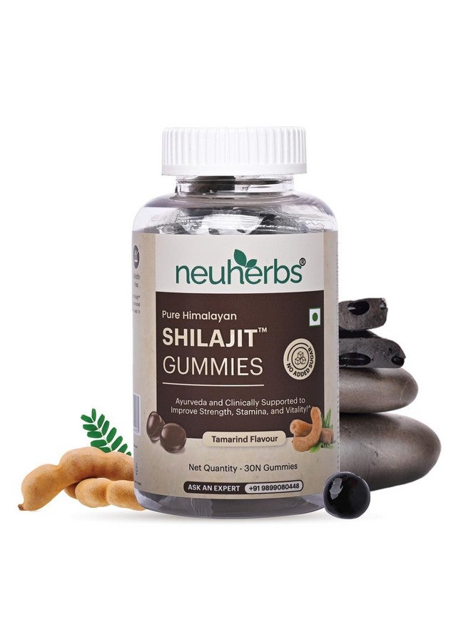 Neuherbs Pure Himalayan India's First Shilajit Resin Gummies To Improve strength, Stamina & Energy - 30 Shilajit Gummies - Image 1