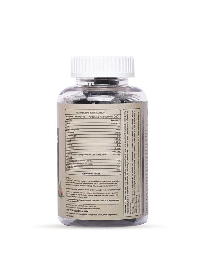Neuherbs Pure Himalayan India's First Shilajit Resin Gummies To Improve strength, Stamina & Energy - 30 Shilajit Gummies - Image 2