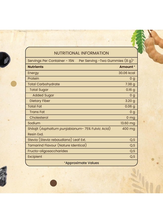 Neuherbs Pure Himalayan India's First Shilajit Resin Gummies To Improve strength, Stamina & Energy - 30 Shilajit Gummies - Image 3