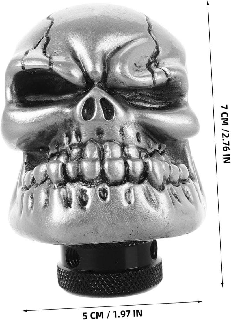 OUNONA Skull Design Manual Gear Shift Knob Stick Shift Knob for Easy Installation Unique Car Accessory for Manual Transmission Vehicles - Image 2