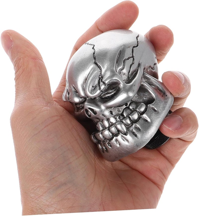 OUNONA Skull Design Manual Gear Shift Knob Stick Shift Knob for Easy Installation Unique Car Accessory for Manual Transmission Vehicles - Image 3