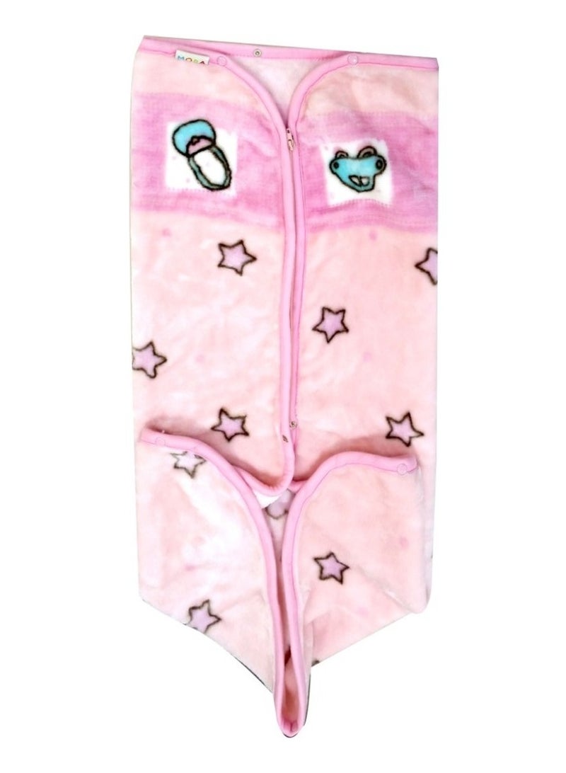 Mora Baby Blanket Coat 80x90 CM 928 - Pink - Image 1