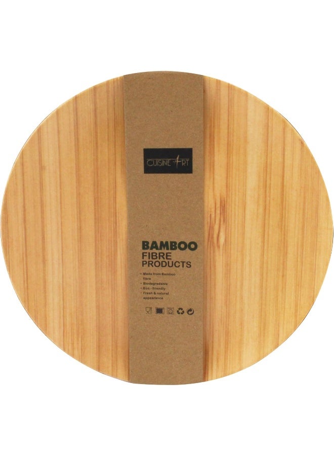 كويزين أرت طبق بامبو كوزين آرت 20 سم آمن لغسالة الصحون - قابل لإعادة الاستخدام، غير قابل للكسر، خفيف الوزن، صديق للبيئة - أطباق تخييم خارجية - Image 3