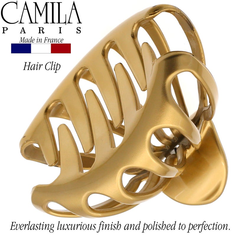 Camila Paris CP3052 French Octopus Hair Clip, Large Hair Clips for Thick Hair, Big Hair Claw Clip for Long Hair, Durable Girls Hair Clips for Women for Wavy Hair, Strong No-Slip Grip. Made in France - Image 4