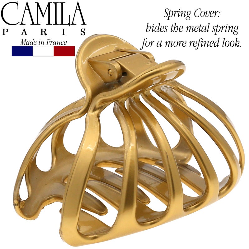 Camila Paris CP3052 French Octopus Hair Clip, Large Hair Clips for Thick Hair, Big Hair Claw Clip for Long Hair, Durable Girls Hair Clips for Women for Wavy Hair, Strong No-Slip Grip. Made in France - Image 5