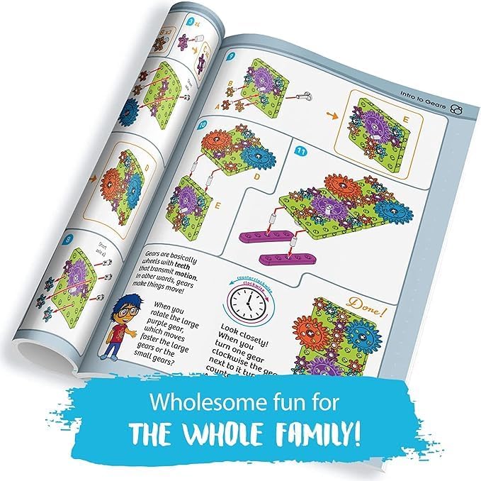 Gigo Intro To Gears - Beginner Gear Mechanism Kit for Young Engineers - Image 3