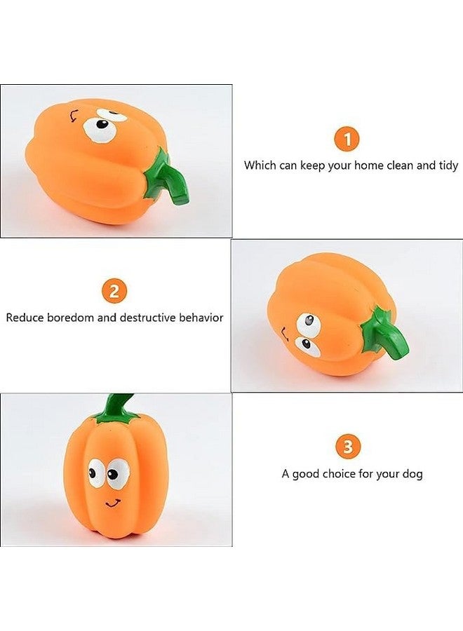 لعبة مضغ تفاعلية على شكل قرع من المطاط الطبيعي تصدر صوت صرير، مثالية للعب ومضغ الكلاب والجراء (متعددة الألوان، عبوة من قطعة واحدة) - Image 5