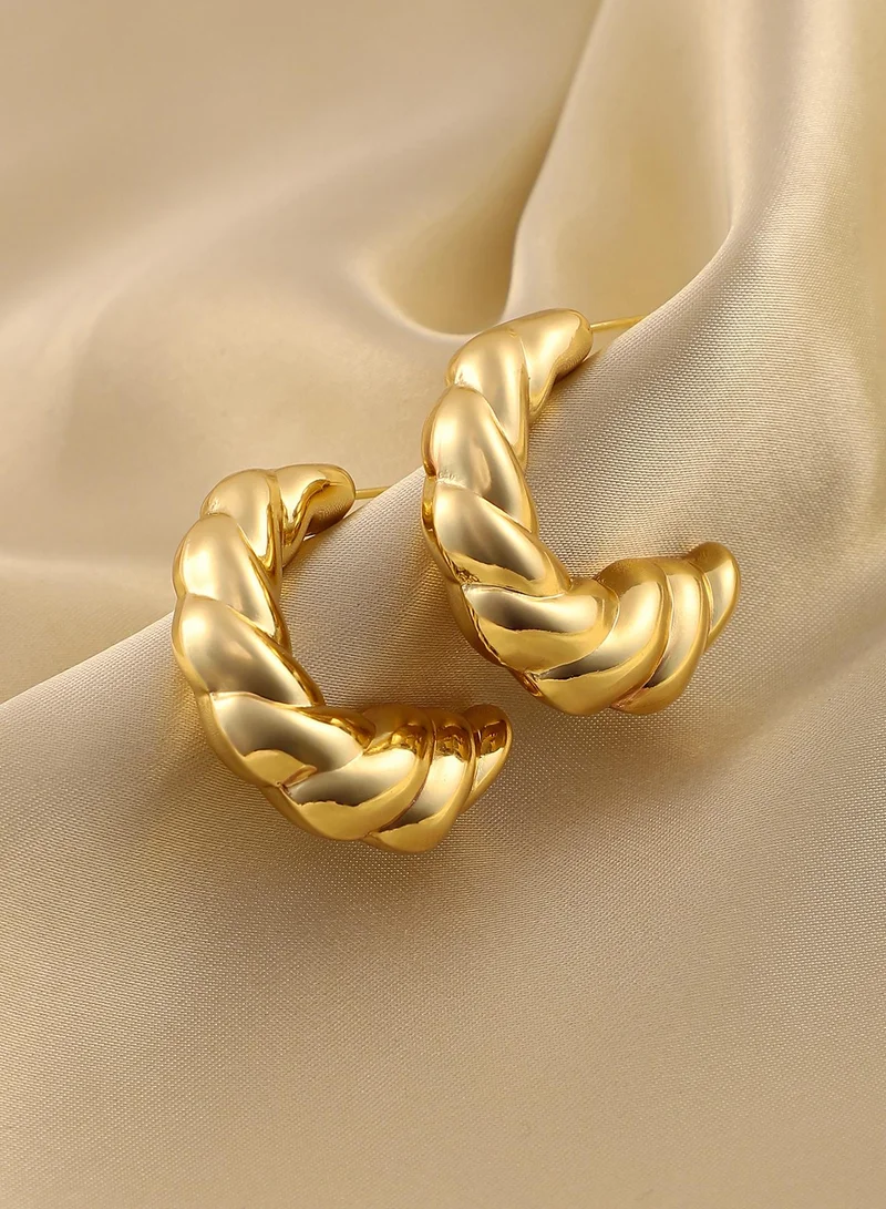 Braided Hoop Earrings