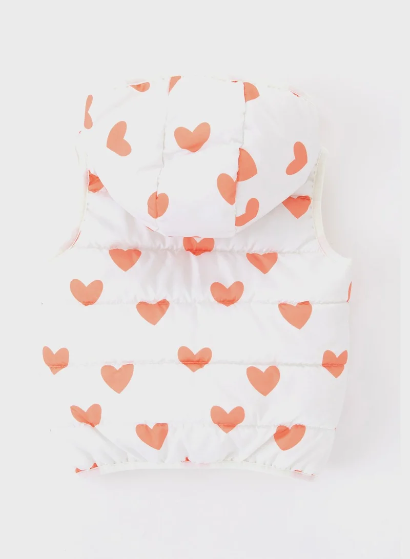 ديفاكتو Infant Printed Puffer Vest