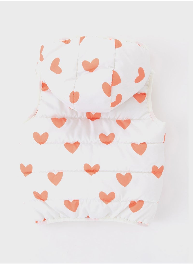 DeFacto - Infant Printed Puffer Vest - Image 1