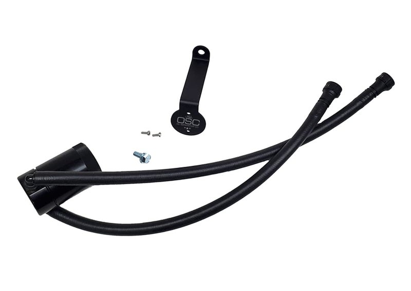 JL Oil Separator Co 30 Oil Separator Compatible with 20202025 Chevy SilveradoGMC Sierra 25003500 66L Gas Driver Side Black