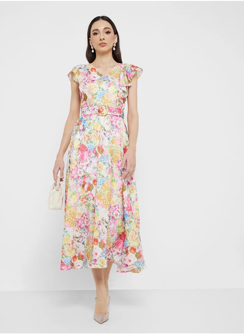 ايلا Floral Print Dress