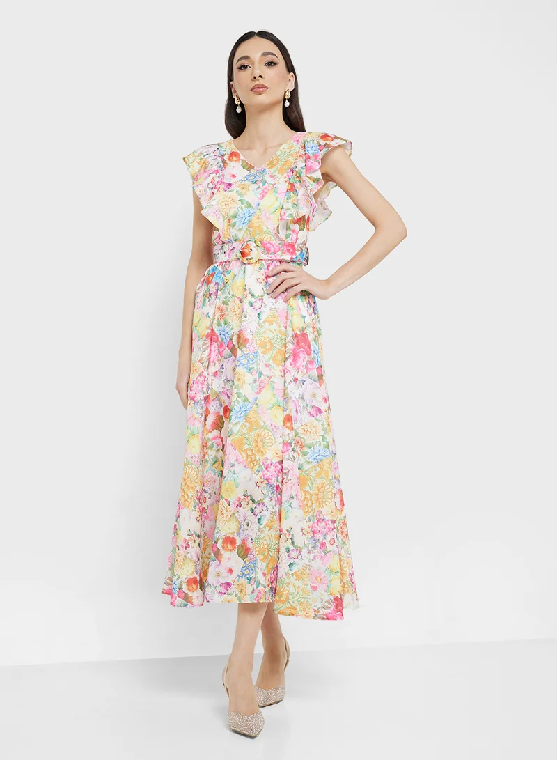 ELLA Floral Print Dress