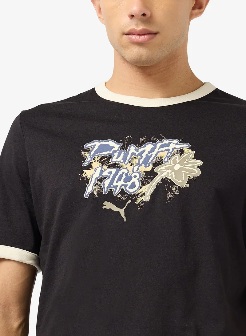 PUMA Future Graphic Ringer T-Shirt