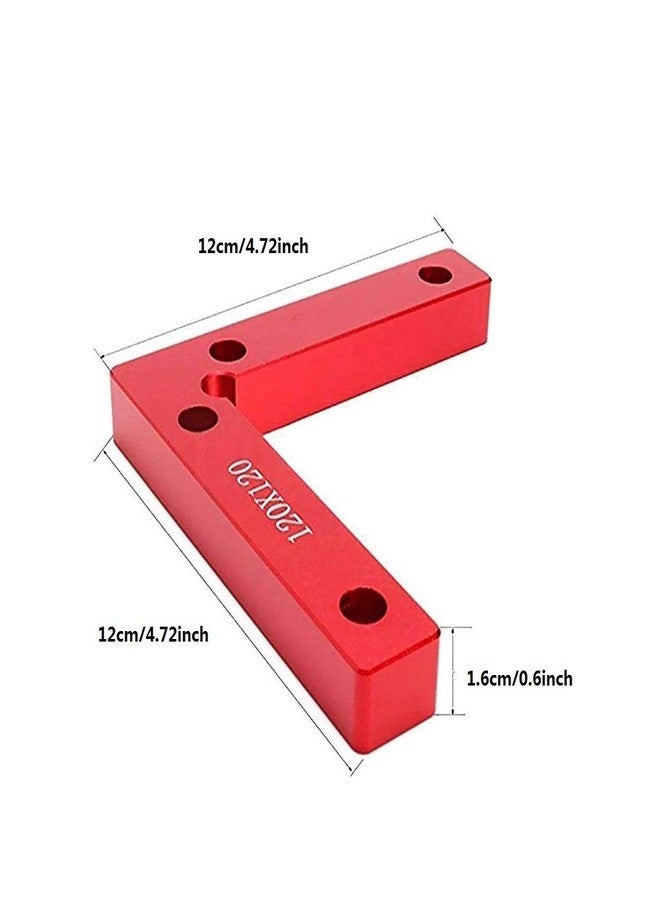 Beikalone 2 Pieces 90 Degree 4.7" x 4.7" Positioning Squares, Aluminium Alloy Corner Clamping Square, Right Angle Clamps Woodworking Carpenter Tool - Image 2