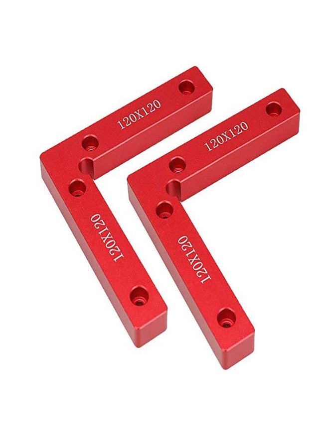 Beikalone 2 Pieces 90 Degree 4.7" x 4.7" Positioning Squares, Aluminium Alloy Corner Clamping Square, Right Angle Clamps Woodworking Carpenter Tool - Image 1