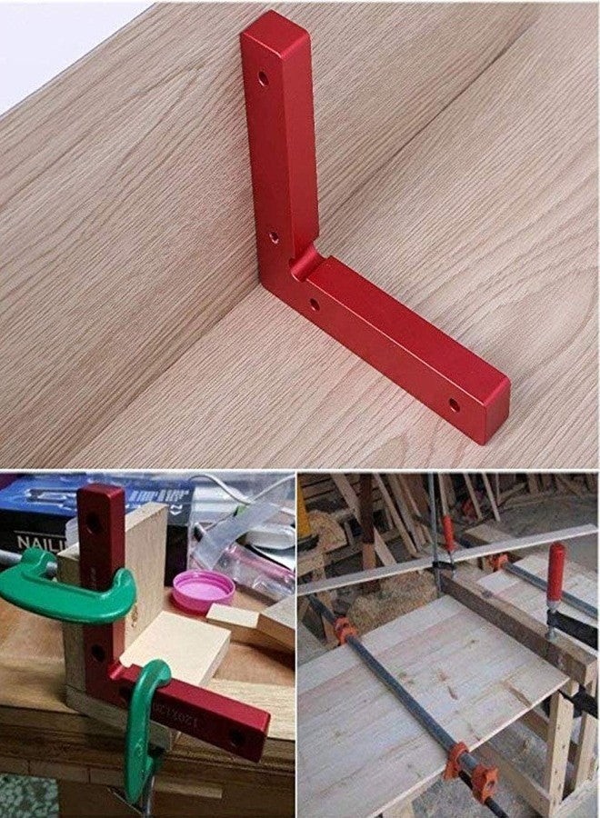 Beikalone 2 Pieces 90 Degree 4.7" x 4.7" Positioning Squares, Aluminium Alloy Corner Clamping Square, Right Angle Clamps Woodworking Carpenter Tool - Image 4