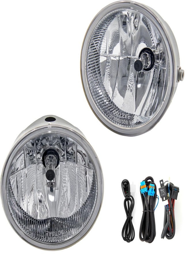 WEZEMLIGHT Fog Lights Assembly Replacement For Ford F-150 2006-2014/ Ford Ranger 2008-2011/ Ford Expedition 2008-2011/ Lincoln Mark LT Base 2006-2008 With H10 12V 42W Halogen Bulbs 1 pair(Clear Lens) - Image 2