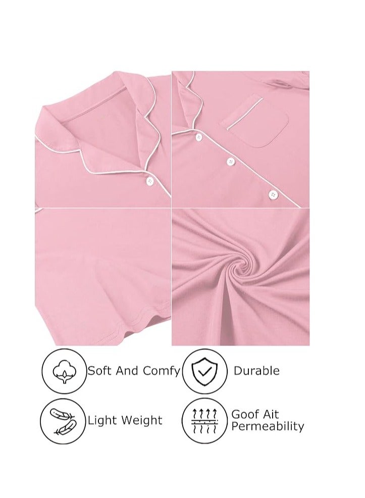 Pj's Pink Cotton Nightgown - Image 2