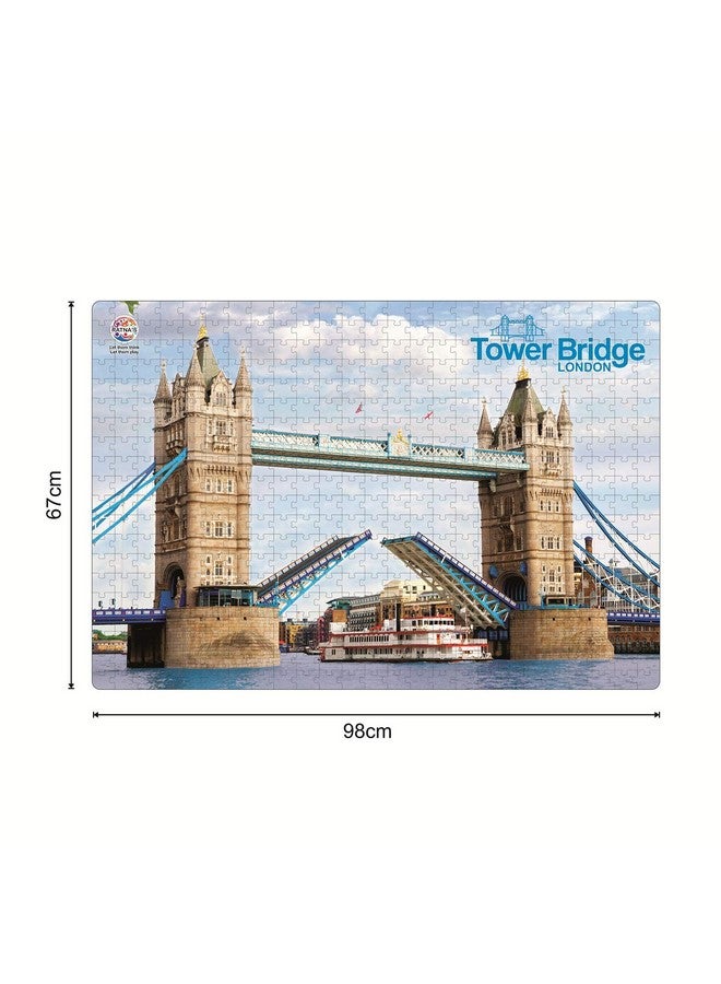 Ratna's London Tower Bridge 500 Pieces Floor Jigsaw Puzzle (Size: 98 cm * 67 cm) - Image 4