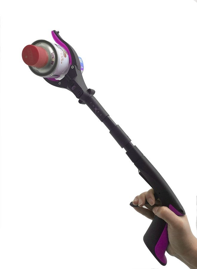 Luxet Grabber Tool 19" Aluminum Magnetic Claw with LED Light, Lightweight Foldable Reacher Grabber Pickup Tool, Gripper Grabbers for Elderly Grab Reaching Tool Trash Picker Grabber, Pink, 2-Pack - Image 4