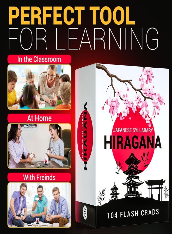 بريستون بطاقات تعليمية لأحرف الهيراغانا اليابانية - نظام كتابة ١٠٤ حرفًا - مجموعة موارد تعليمية لتعلم اللغة - دراسة أبجدية الحروف، الذاكرة والبصر - للمدرسة الابتدائية، أو الفصل الدراسي، أو التعليم المنزلي - Image 5