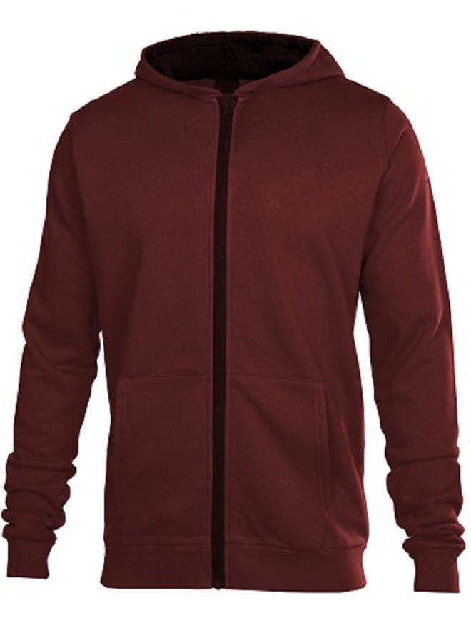 general Casual Zipped Hooded Sweatshirt - Image 1