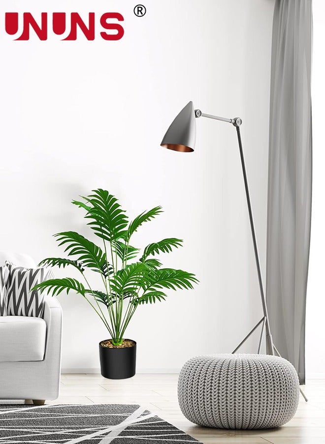 UNUNS Artificial Plants,Handcrafted Artificial Tree With Lifelike Leaf,Faux Leaf Tree Plant With Plastic Pot,Realistic Durable Decorative Trees For Home And Office Decoration,80CM  - Image 3