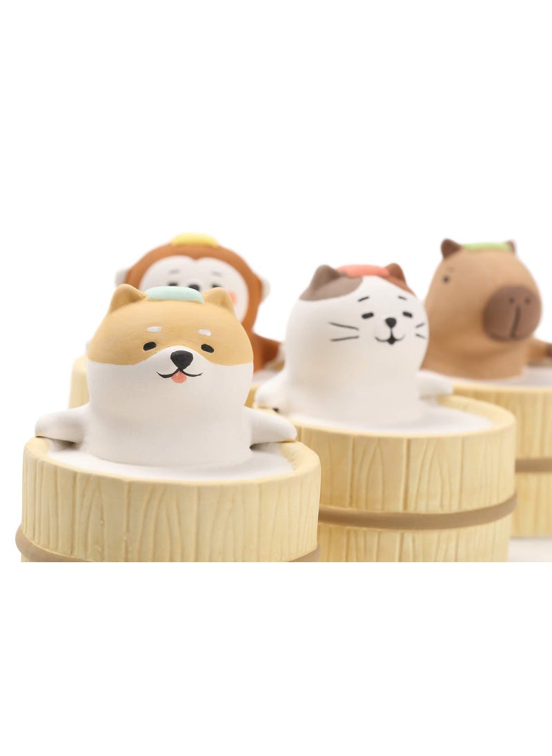 Terra Distribution Aroma Ceramic Stone Diffuser [Japan Import] Aromatherapy Essential Oil Diffuser, Non Electric, Passive, Unique, Cute, Animal, Design for Women, Men, and Gifts (Bathing Capybara)  - Image 4