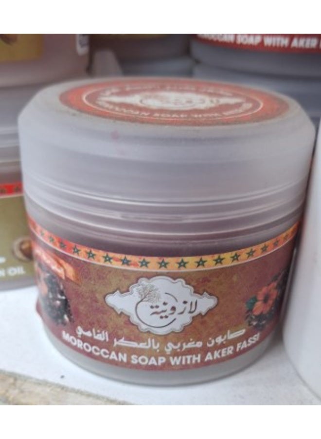 Moroccan soap with Aker Fassi