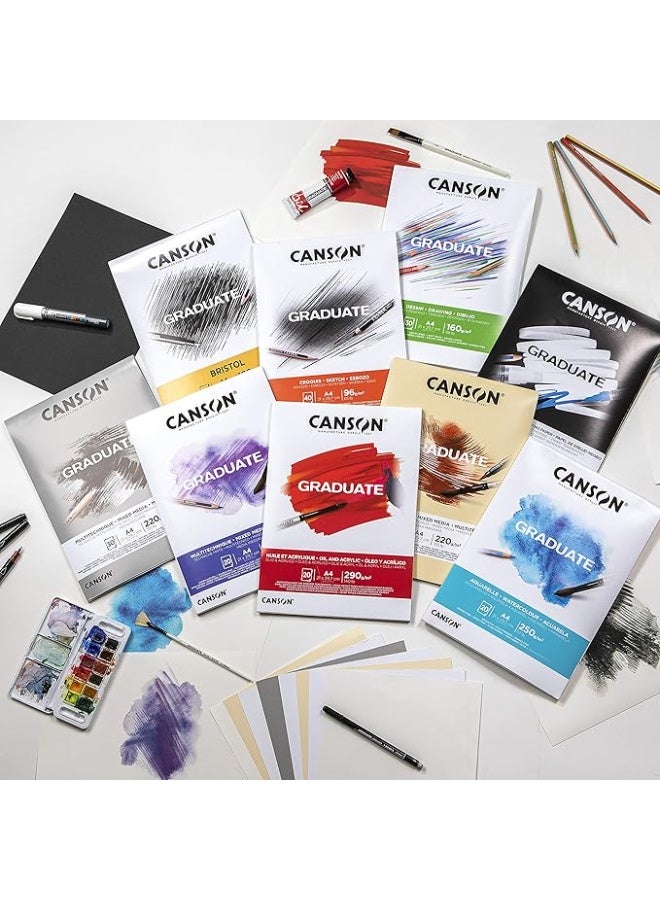 CANSON 40 Sheets A3 Graduate 70gsm Tracing Paper Pad Clear - Image 3