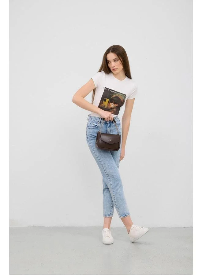 Shule Bags  Soshe Hand and Crossbody Bag Dark Coffee. for Women | Best Price UAE