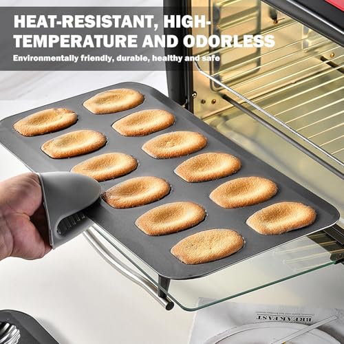 Myyaowl 2pc Nonstick Madeleine Pan for Baking, 12-Cavity Shell Shape Cake and Cookie Mold Tray, Carbon Steel Cookie Molds, Send Goods from Local Warehouse (2 PC) - Image 4