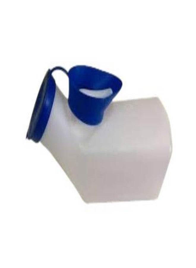 Indiginous Unisex Urine Pot For Male And Female 2 In 1 (Capacity Upto 1000 ML), Blue - Image 2