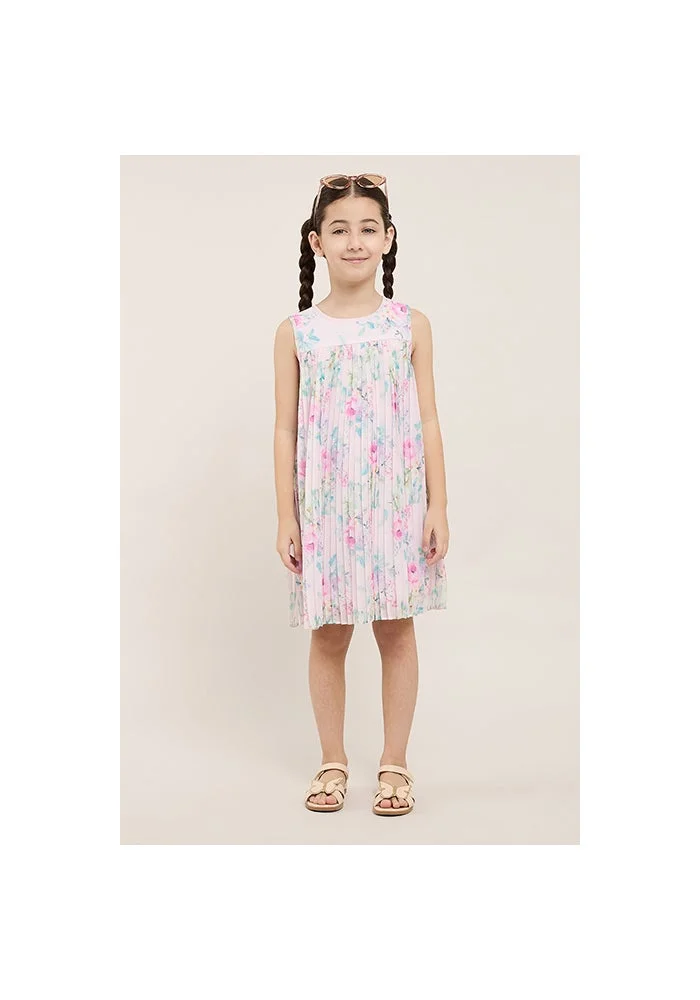 أر أند بي Floral Print Sleeveless A-Line Dress
