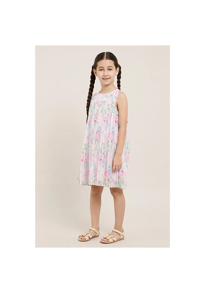 أر أند بي Floral Print Sleeveless A-Line Dress