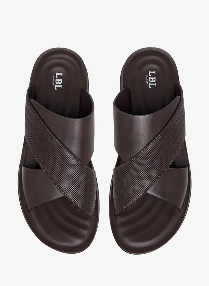 LBL by Shoexpress Men Cross Strap Arabic Sandals